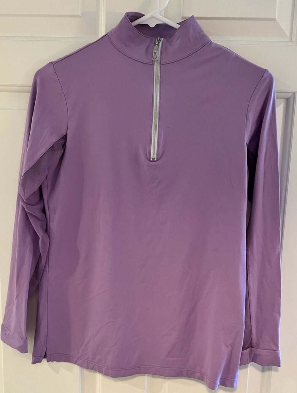 The Tailored Sportsman Icefill Sun Shirt Women's Purple 1/4 Zip Long Sleeve